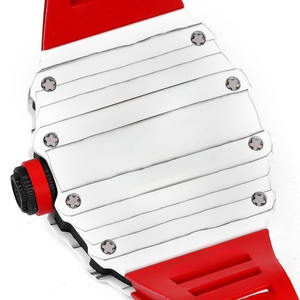 Montre de sport haut de gamme pour homme et femme, en fibre de carbone, texture marbrée unique, cadran squeletté, tourbillon transparent, montre de course - Product Image 5