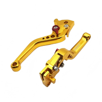 Palancas de Freno de Motocicleta Universales de Aleación de Aluminio CNC de 7/8" 22mm, Juego de Palancas de Embrague de Freno Hidráulico Ajustables para la Mayoría de las Motocicletas