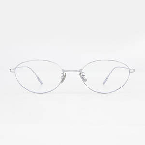 Monture de lunettes Fakeme en titane pur, modèle œil de chat 30883, légère, unisexe, monture complète, verres en plastique, design ovale - Product Image 1