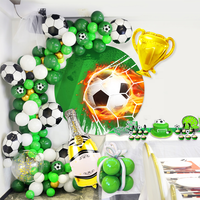 Ballons bannière de joyeux anniversaire pour enfants, décoration pour fête d'anniversaire à thème de Football, Set pour garçons, Fans de Football, nouvelle collection 2022