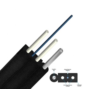 Câble de branchement domestique 1 km FRP KFRP FTTH Fibre Optique G657A G652D G657A1 Intérieur 1 2 4 Cœurs Noir ou Blanc 1 à 12 Aérien/Canalisation - Product Image 3