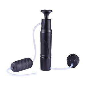 Purificador de agua portátil para exteriores, filtro manual de 1,2 L/min para herramientas de supervivencia, senderismo y acampada - Product Image 2