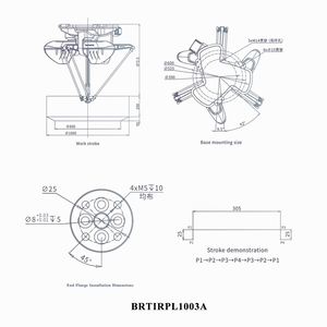 BRTIRPL1003A Nuevo Robot Industrial Delta Mejorado con Capacidad de Carga de 3 kg, Pinza Paralela y Sistema de Visión para Clasificación - Product Image 3
