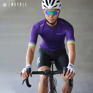 Mcycle OEM özel Pro Team bisiklet giyim yaz bisiklet Jersey toptan yol kısa kollu erkek bisiklet Jersey