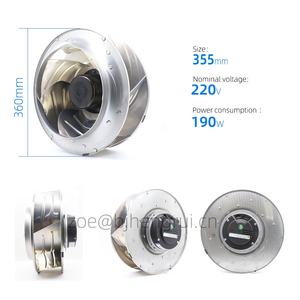 ebmpapst R3G355-AM14-61 1000-3000m3/h 100-500Pa EC FFU Ventilateur Filtre Unité de Refroidissement Climatiseur Ventilateur Centrifuge de Refroidissement - Product Image 2