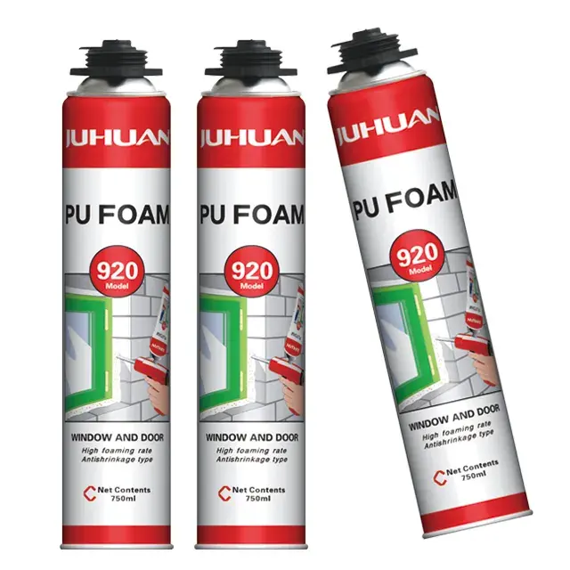 Wholesale Expanding Pu Mounting Foam Polyurothane Spray Foam For Window For Doors And Windows Installation