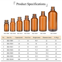 Flacon compte-gouttes en verre borosilicate dépoli de 30 ml, design élégant, pour huiles essentielles, crèmes pour le visage, collyres - Écologique et recyclable