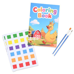 สมุด<span class=keywords><strong>ระบายสี</strong></span>น้ำมหัศจรรย์ ลายการ์ตูนสัตว์เลี้ยงในฟาร์ม ออกแบบเองได้ตามสั่ง ขายส่ง - Product Image 3