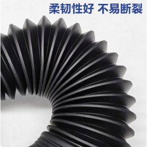 Manguera de Conducto PP Fitness Tiger de 8 cm, Negra, Flexible, Conector de Tubería de Ventilación para Aire Acondicionado Automotriz - Product Image 5