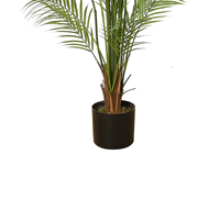 Vente en gros 180cm Palmier artificiel Areca Faux plante verte en pot Faux Palmier pour décoration d'intérieur