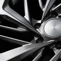 Jantes en alliage d'aluminium légères de 20 pouces PCD139.7, forgées par flux, à rayons multiples directionnels, gris anthracite pour Avalon Crown