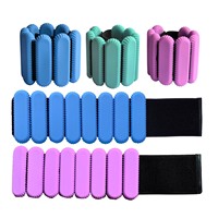 En gros, Poids de fitness réglables en silicone pour poignets et chevilles, avec logo personnalisé, 2LB 4LB