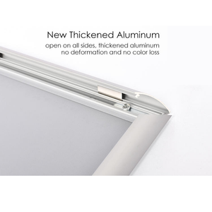 Cadre à clipser de 25 mm de profil, panneau arrière en PE de haute qualité, cadre en aluminium anti-déformation pour affichage publicitaire de marque dans les hôtels et centres commerciaux - Product Image 4