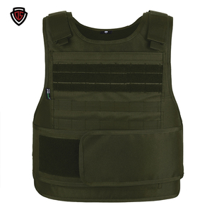 Chaleco Táctico Balístico Doble Protección, Ocultable, Verde, de Nailon/Poliéster, Ajustable, con Sistema Molle - Product Image 1