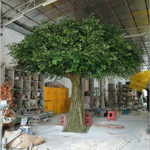 Arbre ficus artificiel sur mesure de 2 m, 3 m, 4 m, 5 m, 6 m, aspect naturel, branche, tronc, grand arbre <span class=keywords><strong>d</strong></span>'intérieur, grand arbre <span class=keywords><strong>d</strong></span>écoratif, banian - Product Image 2