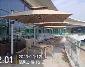 [MOJIA] Paraguas <span class=keywords><strong>Roma</strong></span> con cuentas ligeras Resultado Paraguas de jardín Muebles de exterior Espacio Aluminio Logotipo personalizado Reventa Precio de fábrica - Product Image 4