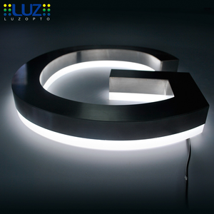 2020 hot selling 3d mirror neon polished stainless steel acrylic letter light led - Product Image 2