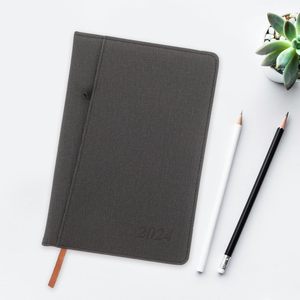 Best Quality Promotional A5 Composition Pocket <b>Diary</b> Thermal Binding Hardcover Kraft Paper Cute School Leather Notebooks in Bulk - Product Image 1