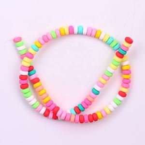 Xinyi, venta al por mayor, cuentas <span class=keywords><strong>de</strong></span> arcilla polimérica en forma <span class=keywords><strong>de</strong></span> rueda <span class=keywords><strong>de</strong></span> 7x3,5mm, cuentas <span class=keywords><strong>de</strong></span> <span class=keywords><strong>playa</strong></span> coloridas <span class=keywords><strong>de</strong></span> verano, cuentas sueltas para la fabricación <span class=keywords><strong>de</strong></span> joyas - Product Image 4