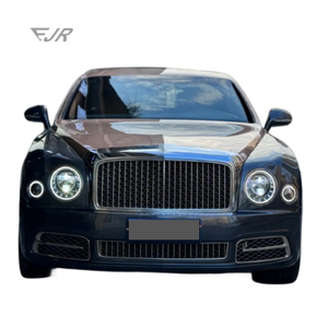 Pour <span class=keywords><strong>Bentley</strong></span> Mulsanne ancien modèle mis à niveau vers le nouveau modèle phares diamant plaqué grand pare-chocs avant en filet central - Product Image 4