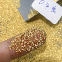 Billes en acier miniatures de 0,4-3 mm, 1 kg, perles caviar, or rose, argent, noir, micro-billes 3D, breloques, décorations pour nail art, effet bling-bling