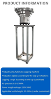 Machine de mise en bouchon automatique vibrante pour bouchons à vis de bols en vrac, avec alimentateur et trieuse pour pompes à lotion