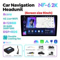 NaviFly NF Android 13 8 core 2K écran autoradio pour unité principale 9/10 pouces prise en charge commande vocale 360 caméra DVR