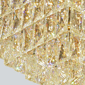 Éclairage de maison télécommande intelligente chambre salon moderne led cristal chute chute plafond led lumière - Product Image 6