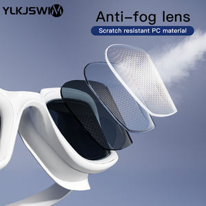 Gafas de Natación para Adultos YL800 con Marco Grande, Gafas de Natación Impermeables con Junta de Silicona y Lentes de PC, Venta al por Mayor de Artículos de Natación - Product Image 4