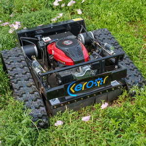 Tondeuse à gazon autoportée coupe-herbe robot télécommandé auto-conduite <span class=keywords><strong>sur</strong></span> chenilles fléau terrain <span class=keywords><strong>de</strong></span> golf tondeuse verte tondeuse à gazon robot - Product Image 3