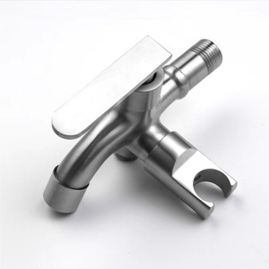 Robinet à double sortie en acier inoxydable 304 avec pistolet pulvérisateur pour évier de cuisine, entrée 20 mm - Product Image 2