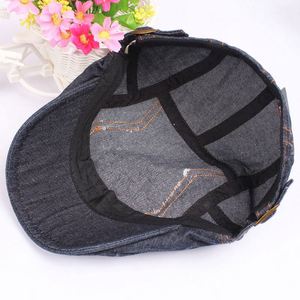 หมวกเบสบอลยีนส์สีน้ำเงินฟอกแบบเรโทร หมวกทรงไอวี่ หมวกเบเร่ต์ หมวกกีฬา สำหรับผู้หญิงผู้ชาย สวมใส่ได้ทั้งกลางแจ้งและลำลองในฤดูใบไม้ผลิ - Product Image 6