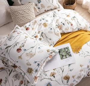 Vua Kích Thước 600 Chủ Đề Count 100% Cotton Mô Hình Tùy Chỉnh 3Pcs Xuống Thay Thế <span class=keywords><strong>Comforter</strong></span> Cover Giường Có Đặt Bộ - Product Image 3