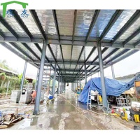 Bâtiment préfabriqué pour entrepôt et atelier, bâtiment à structure en acier à plusieurs étages, centre commercial préfabriqué, bâtiment de construction métallique