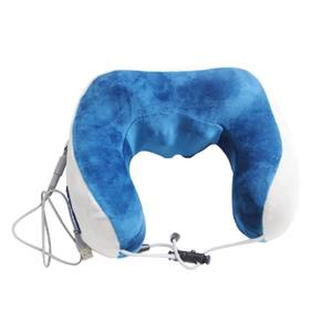 U-Vormige Traagschuim Microgolfverwarming Batterij Draadloze Usb Snelle Magnetische Verwarmde Massage Nek Bult Kussen Alledaagse Aangepaste Logo - Product Image 4