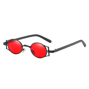 <span class=keywords><strong>Lunettes</strong></span> de soleil rétro rondes en métal avec logo personnalisé, verres polarisés, style de marque de luxe, <span class=keywords><strong>lunettes</strong></span> unisexes tendance 2025 - Product Image 4