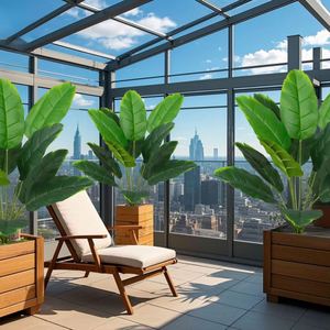 Planta Artificial de Ave del Paraíso, Palmera Artificial para Decoración Interior y Exterior - Product Image 5