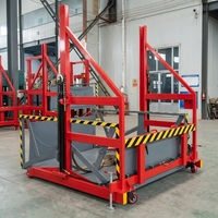 Rampe de chargement mobile en acier pour la logistique industrielle et les opérations de chariot élévateur de conteneurs