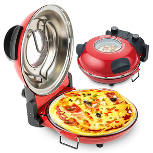 Four à <span class=keywords><strong>pizza</strong></span> de comptoir à <span class=keywords><strong>cuisson</strong></span> rapide de 12 pouces, 1200 watts, machine à <span class=keywords><strong>pizza</strong></span>, 450 degrés, <span class=keywords><strong>pierre</strong></span> réfractaire, machine à <span class=keywords><strong>pizza</strong></span> pour la cuisine familiale - Product Image 2