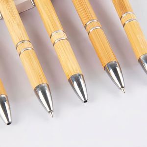 Promotion Eco Bamboo Ballpoint <b>Pen</b> Advertise Custom Logo Printed Laser Engraving Blue/Black Ink Office & School Use - Product Image 3