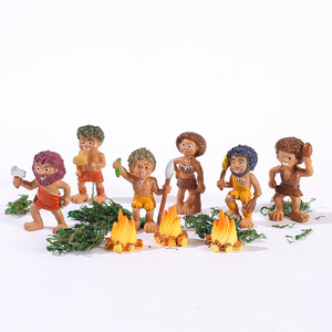Adornos de Resina de Hombre de las Cavernas, Decoración de Jardín en Miniatura, Figuras Artesanales para Interiores y Exteriores - Product Image 4