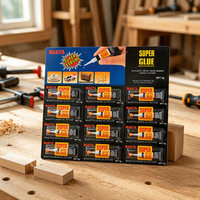Prix d'usine, 12 pièces de colle instantanée super puissante 502, colle liquide multi-usages 502, super adhésif 3g
