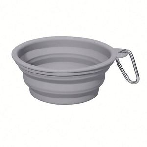 Bol pliable multifonctionnel pour animaux de compagnie, en silicone, avec logo personnalisé, pour nourriture et eau, fourni par l'usine - Product Image 3