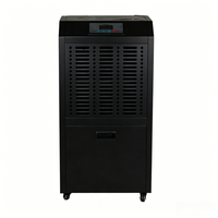 Déshumidificateur industriel électrique automatique haute efficacité 60L/D, système de séchage d'air pour entrepôt commercial, affichage numérique de l'humidité