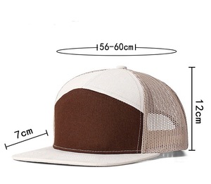 Tùy Chỉnh 7 Bảng Điều Chỉnh Mũ Phẳng-Mũ Lưới Thiết Kế Với Thêu Logo Trucker Hat In Kỹ Thuật Số Camo Snapback Hat - Product Image 3