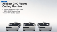 Machine de découpe plasma CNC 1530 200A 4 axes avec moteur pas à pas et contrôleur Startfire pour la découpe de tôles, plaques métalliques et tuyaux