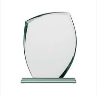 Trophée en cristal personnalisé pour cadeau d'affaires, plaque de récompense vierge solide