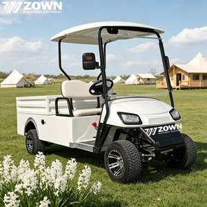 Voiturette de golf électrique personnalisable ZOWN 4 places avec tableau de bord numérique au design moderne, garantie de 2 ans pour les attractions touristiques - Product Image 1