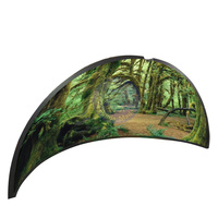Écran LED flexible en dôme 3D P2 pour intérieur, 8K, pleine couleur, haute luminosité, épissage sans soudure, écran de podium