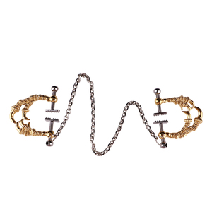 QK-C8164JS Nieuwe Gouden Tepelklemmen Hoogwaardig Metalen Materiaal Geeft Een Tintelend Gevoel Aan Tepels Bdsm-Apparaat Erotisch Korset - Product Image 4